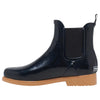 Womens Hush Puppies Muddy Shoes Black Shine Dress Formal Ladies Boots