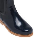 Womens Hush Puppies Muddy Shoes Black Shine Dress Formal Ladies Boots