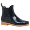 Womens Hush Puppies Muddy Shoes Black Shine Dress Formal Ladies Boots