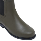 Womens Hush Puppies Muddy Shoes Dark Olive Dress Formal Work Everyday Boots