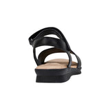 Womens Hush Puppies Nigella Pl Black Sandals Slip On Shoes