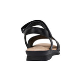 Womens Hush Puppies Nigella Pl Black Sandals Slip On Shoes