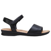 Womens Hush Puppies Nigella Pl Black Sandals Slip On Shoes