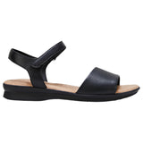 Womens Hush Puppies Nigella Pl Black Sandals Slip On Shoes