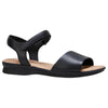 Womens Hush Puppies Nigella Pl Black Sandals Slip On Shoes