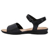 Womens Hush Puppies Nigella Pl Black Sandals Slip On Shoes