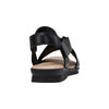 Womens Hush Puppies Nizki Black Sandals Casual Leather Shoes