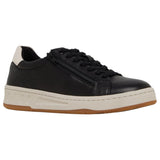 Womens Hush Puppies Spin Black / White Ladies Sneakers Casual Lace Up Shoes