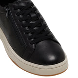 Womens Hush Puppies Spin Black / White Ladies Sneakers Casual Lace Up Shoes