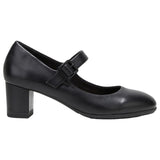 Womens Hush Puppies The Mary Jane Black Work Heel Shoes