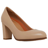 Womens Hush Puppies The Tall Pump Nude Tall Work Heel Shoes