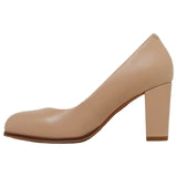 Womens Hush Puppies The Tall Pump Nude Tall Work Heel Shoes