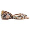 Womens Hush Puppies Wim Tuscan Multi Snake Flats Leather Slip-On Shoes