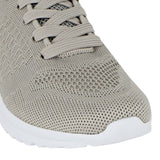 Womens Lightning Bolt Kirsty Taupe Sneakers Lace Up Shoes