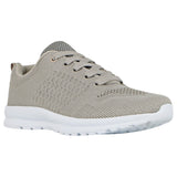 Womens Lightning Bolt Kirsty Taupe Sneakers Lace Up Shoes