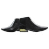 Womens Sachi Dominique Spotting Black Leather Fur Metallic Boots Work Casual
