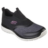 Womens Skechers Bountiful Lively Step Black/White Running Sport Shoes