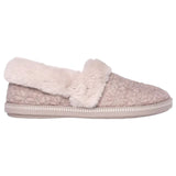 Womens Skechers Cozy Campfire - Bright Blossom Taupe Comfy Slippers