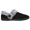 Womens Skechers Cozy Campfire - French Toast Black Comfy Slippers