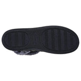 Womens Skechers Cozy Campfire - Fresh Breeze Black Comfy Slippers