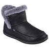 Womens Skechers Cozy Campfire - Fresh Breeze Black Comfy Slippers