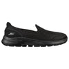 Womens Skechers Go Walk 6 - Big Splash Black/Black Walking Shoes