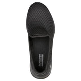Womens Skechers Go Walk 6 - Big Splash Black/Black Walking Shoes