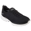 Womens Skechers Go Walk 6  - Fun Waves Black/White Walking Shoes