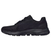 Womens Skechers Go Walk 6 - Iconic Vision Wide Fit Black/Black Walking Shoes