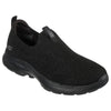 Womens Skechers Go Walk 6 - Ocean Crystal Black/Black Walking Sport Shoes