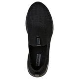 Womens Skechers Go Walk 6 - Ocean Crystal Black/Black Walking Sport Shoes