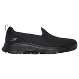 Womens Skechers Go Walk 7- Razi Black/Black Walking Shoes