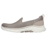 Womens Skechers Go Walk 7- Razi  Taupe Walking Shoes
