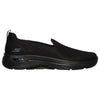 Womens Skechers Go Walk Arch Fit - Grateful Black/Black Slip On Shoes