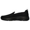 Womens Skechers Go Walk Arch Fit - Grateful Black/Black Slip On Shoes