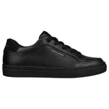 Womens Skechers Side Street Black/Black Lace Up Sneaker Shoes