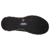 Womens Skechers Sure Track - Erath Black Oil & Slip Resistant Work Shoes