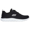 Womens Skechers Track - New Staple Black/White Sneaker Shoes
