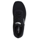 Womens Skechers Track - New Staple Black/White Sneaker Shoes