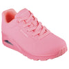 Womens Skechers Uno - Stand On Air Coral Lace Up Sneaker Shoes
