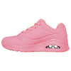 Womens Skechers Uno - Stand On Air Coral Lace Up Sneaker Shoes