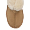 Womens Ugg Short Boots Suede Leather Sheepskin Grosby Princess Chestnut Slippers