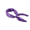 Womens Light Purple Silk Feel Plain Soft Neck Scarf