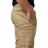 Mens Hard Yakka Core Basic Stretch Cargo Pant Workwear Khaki