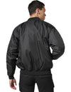 Mens Hard Yakka Bomber Jacket Waterproof Winter Zip Up Black
