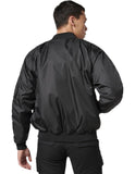 Mens Hard Yakka Bomber Jacket Waterproof Winter Zip Up Black