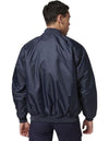 Mens Hard Yakka Bomber Jacket Waterproof Winter Zip Up Navy