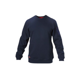 3 x Mens Hard Yakka Fleece Crew Jumper Navy