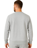 Mens Hard Yakka Fleece Crew Jumper Grey Marle