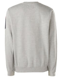 Mens Hard Yakka Fleece Crew Jumper Grey Marle
